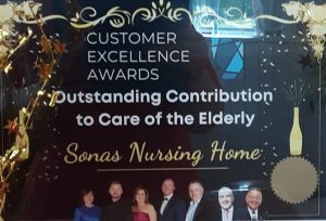 Sonas Nursing Home Tullow has won the Outstanding Contribution to the Care of the Elderly award at the Customer Excellence Awards! 